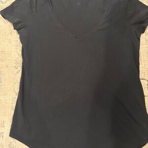 Lululemon Black V-Neck Women's Top